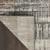 8' Cream Black and Gray Abstract Runner Rug