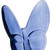 3" Dark Blue Crystal Butterfly Figurine Tabletop Sculpture
