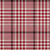 8' X 10' Red Black And Ivory Plaid Washable Indoor Outdoor Area Rug