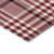 8' X 10' Red Black And Ivory Plaid Washable Indoor Outdoor Area Rug