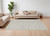 6' X 9' Gray and Ivory Abstract Hand Woven Worn Faded Area Rug
