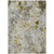 10' X 14' Taupe Ivory And Tan Floral Washable Indoor Outdoor Area Rug