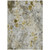 10' X 14' Taupe Ivory And Tan Floral Washable Indoor Outdoor Area Rug