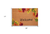 17" X 29" Natural Red and Yellow Coir Leaves Welcome Outdoor Fall Door Mat