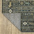 8' X 10' Blue And Gold Southwestern Area Rug