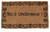 18" X 30" Brown and Black Coir Nice Underwear Outdoor Door Mat