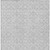 3' X 5' Silver And Gray Medallion Washable Indoor Outdoor Area Rug