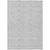 3' X 5' Silver And Gray Medallion Washable Indoor Outdoor Area Rug