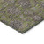 10' X 14' Olive Green Beige And Taupe Floral Washable Indoor Outdoor Area Rug