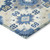 8' X 10' Blue Beige And Sky Blue Southwestern Washable Indoor Outdoor Area Rug