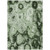10' X 14' Artichoke Green And Emerald Abstract Washable Indoor Outdoor Area Rug