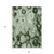 10' X 14' Artichoke Green And Emerald Abstract Washable Indoor Outdoor Area Rug