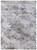 7' X 10' Gray and Silver Abstract Power Loom Worn Faded Area Rug