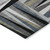10' X 14' Black Gray And Ivory Geometric Washable Indoor Outdoor Area Rug