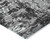 10' X 14' Gray Charcoal And Silver Abstract Washable Indoor Outdoor Area Rug