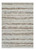 7' X 10' Beige and Brown Abstract Non Skid Area Rug