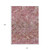 10' X 14' Pink Blush And Mauve Geometric Washable Indoor Outdoor Area Rug