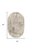 5' X 8' Beige and Gray Abstract Power Loom Area Rug