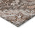 5' X 8' Terra Cotta Brown And Copper Oriental Washable Indoor Outdoor Area Rug