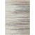 10' X 14' Ivory Brown And Gray Striped Washable Indoor Outdoor Area Rug