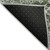 9' X 12' Olive Green And Ivory Argyle Washable Indoor Outdoor Area Rug