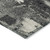 9' X 12' Black Gray And Ivory Abstract Washable Indoor Outdoor Area Rug