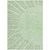 9' X 12' Green And Mint Green Abstract Washable Indoor Outdoor Area Rug