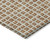 10' X 14' Orange Beige And Copper Geometric Washable Indoor Outdoor Area Rug