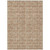 10' X 14' Orange Beige And Copper Geometric Washable Indoor Outdoor Area Rug