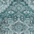9' X 12' Teal Blue Gray And Charcoal Oriental Washable Indoor Outdoor Area Rug