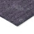 10' X 14' Eggplant And Purple Floral Washable Indoor Outdoor Area Rug