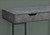 47" Gray and Black Wood and Metal H-Shape Computer Desk With Two Drawers