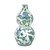 Chinoiserie Porcelain Wavy Gourd Table Vase
