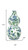 Chinoiserie Porcelain Wavy Gourd Table Vase