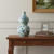 Chinoiserie Porcelain Wavy Gourd Table Vase