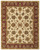 8' X 10' Tan Gold And Red Oriental Hand Tufted Area Rug