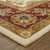8' X 10' Tan Gold And Red Oriental Hand Tufted Area Rug