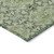 3' X 5' Artichoke Green And Fern Green Medallion Washable Indoor Outdoor Area Rug