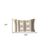 14" X 20" Beige and Black Southwestern Cotton Throw Pillow With Fringe