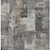 9' X 12' Pewter Khaki And Charcoal Abstract Washable Indoor Outdoor Area Rug