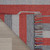 5' X 7' Gray and Red Southwestern Handmade Area Rug With Fringe