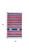 5' X 7' Pink and Blue Southwestern Handmade Area Rug With Fringe