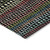 10' X 14' Black Green And Gold Striped Washable Indoor Outdoor Area Rug