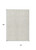 10' X 14' Ivory And Pale Beige Geometric Washable Indoor Outdoor Area Rug