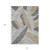 10' X 14' Gray Beige And Ivory Floral Washable Indoor Outdoor Area Rug