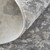3' X 5' Gray Silver and Blue Floral Power Loom Area Rug