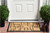 24" X 36" Natural and Black Coir Geometric Outdoor Door Mat