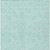 9' X 12' Teal Blue And Aqua Floral Washable Indoor Outdoor Area Rug