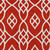 10' X 14' Red And Ivory Trellis Washable Indoor Outdoor Area Rug