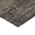 9' X 12' Brown And Ivory Floral Washable Indoor Outdoor Area Rug